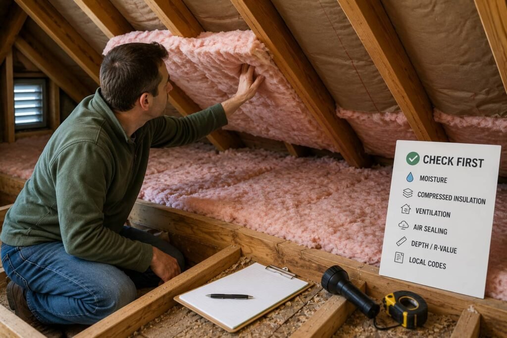 Add Insulation Over Existing Insulation