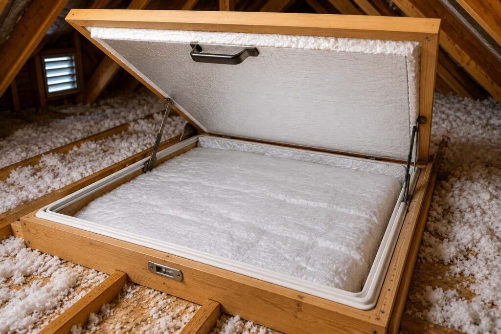 Attic Hatch Insulation