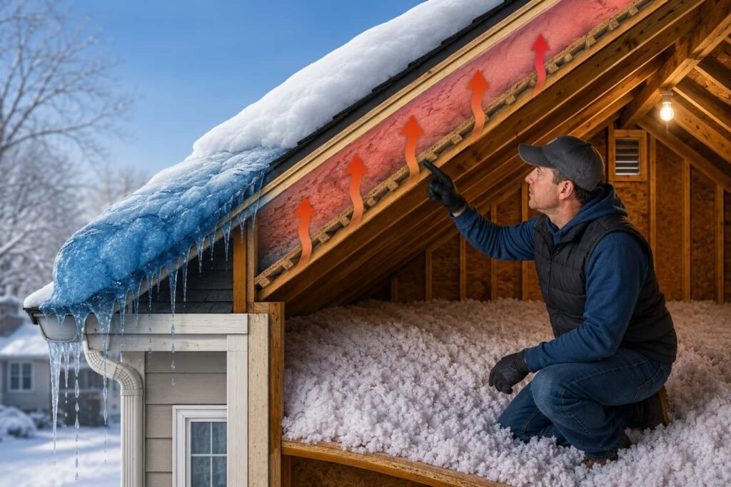 Ice Dams Are an Attic Problem, Not a Roof Problem