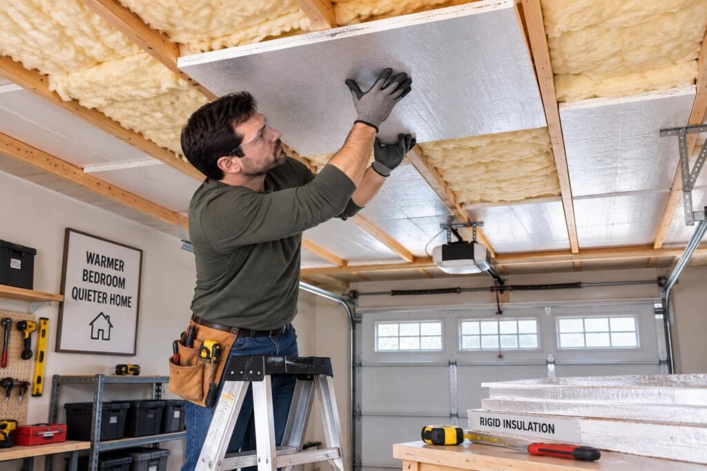 Insulating a Garage Ceiling Under a Bedroom