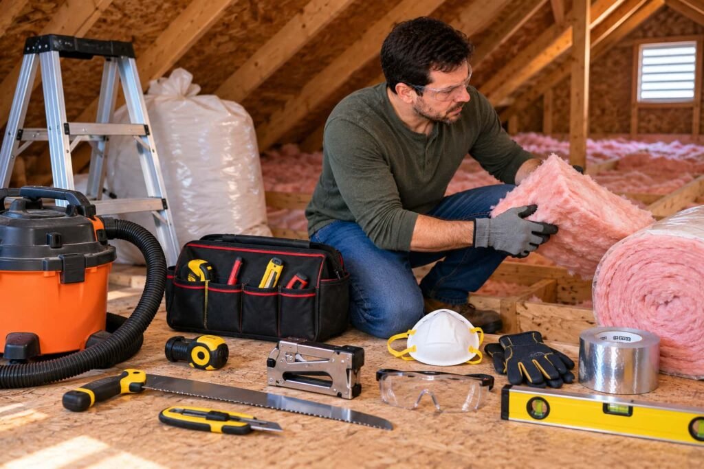 The Tools You Need for an Attic Insulation Job