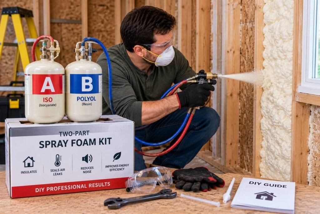 Two-Part Spray Foam Kits What a DIY Kit Can Do